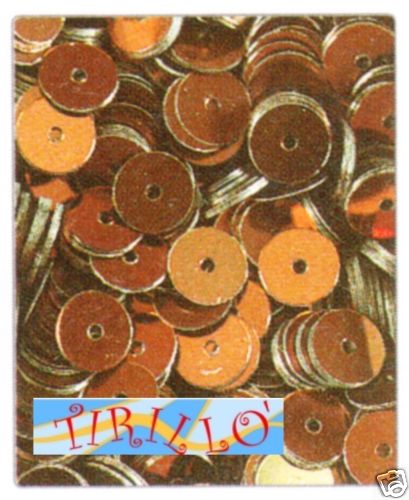 DECORAZIONE - 1000 paillettes 6mm lavabili - marrone
