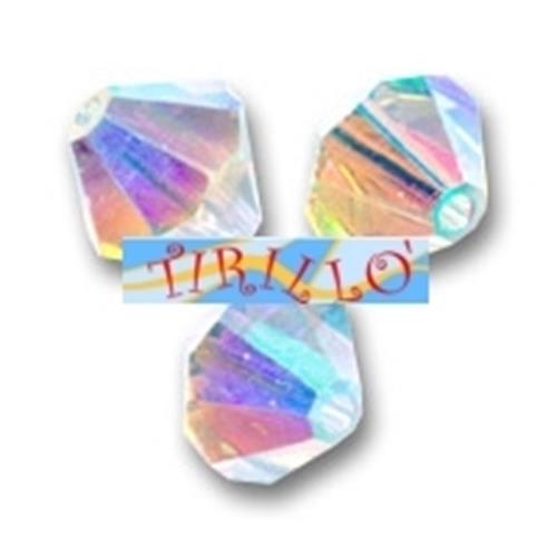 SWAROVSKI ® - 50 bicono 3mm - crystal ab 2x (001 2ab)