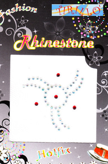 Applicazione in strass Hot Fix 2 pezzi- Vortice