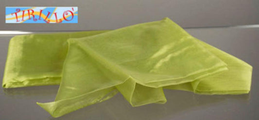 MERCERIA - Tessuto di organza con orlo - misure 300x147 cm - Verde