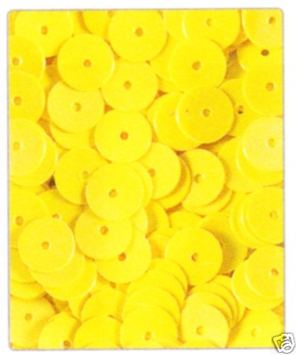 DECORAZIONE - 1000 paillettes 6mm lavabili - giallo AB