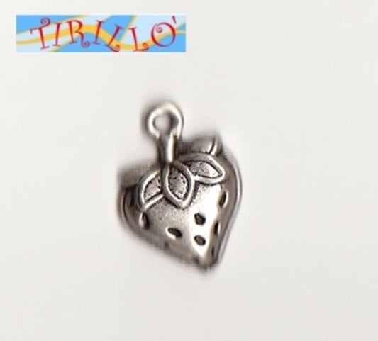 BIGIOTTERIA PERLINE - 4 charms ciondoli pendenti - Fragola