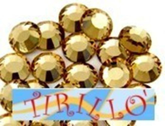 100 STRASS TERMO  HOT FIX 4 MM - Light Colorado Topaz