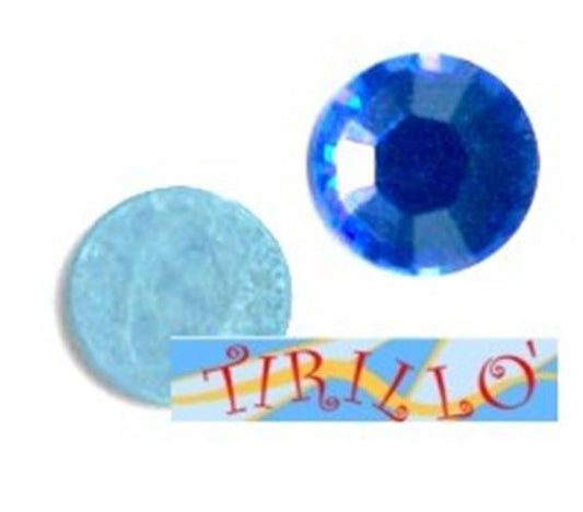 100 STRASS TERMOADESIVI PRECIOSA HOT FIX 2 MM - SAPPHIRE