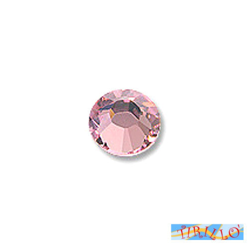 100 STRASS TERMOADESIVI PRECIOSA HOT FIX 5MM - Light Rose