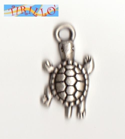 BIGIOTTERIA PERLINE - 4 charms ciondoli pendenti - Tartaruga