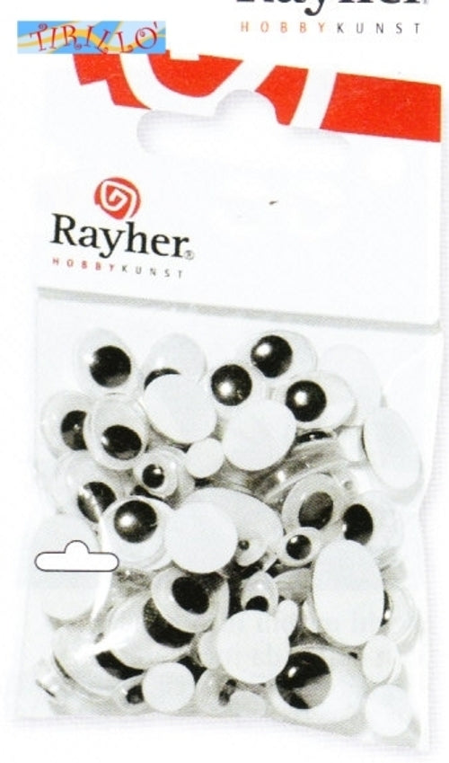 PUPAZZI - Occhi mobili - 100 pezzi assortiti