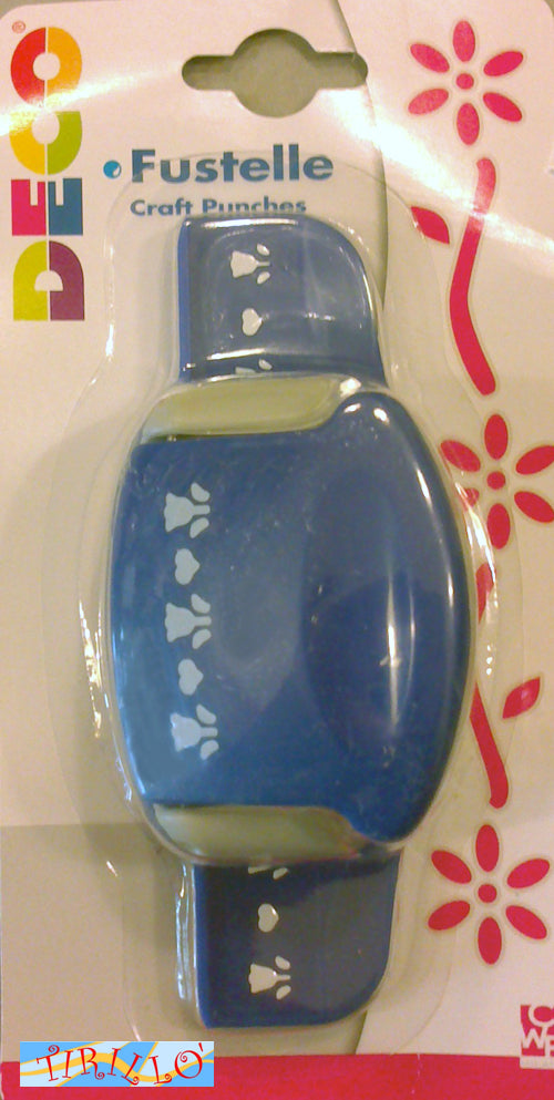 SCRAPBOOKING - PERFORATORE PUNZONATORE PUNCHER - Bordo 40 mm - Tulipani