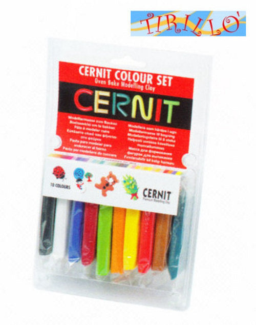 CERNIT FIMO - Kit Cernit 10 colori