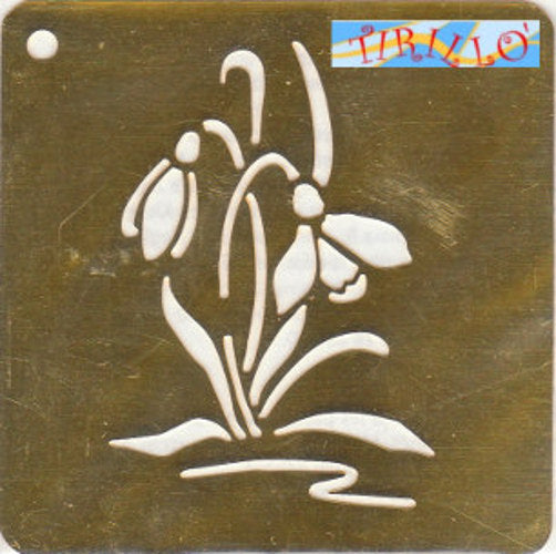 EMBOSSING - Mascherina per embossing - Gladiolo