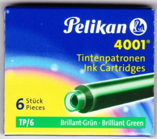 CALLIGRAFIA - 12 cartucce per stilo Pelikan - verde