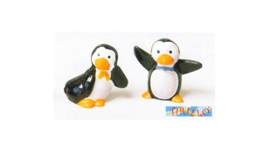 DOLL'S HOUSE - 6 pinguini assortiti in pose diverse - 2,5 cm