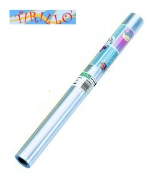 CARTOLERIA SCUOLA - Rotolo plastica copri libro salva libro - 0,45x5 metri -2 pz