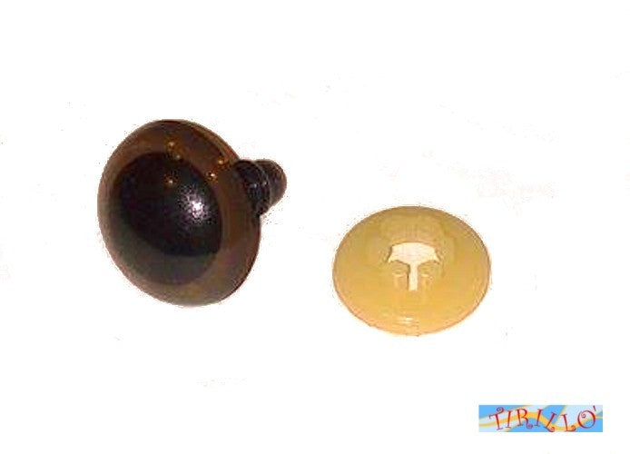 PUPAZZI - 30 occhi in plastica - 9 mm