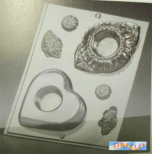 Stampo gesso,sapone,paste modellabili - Porta lumini