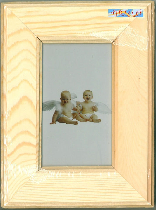 DECORAZIONE - Cornice portafoto in legno - 14,5x19,5 cm