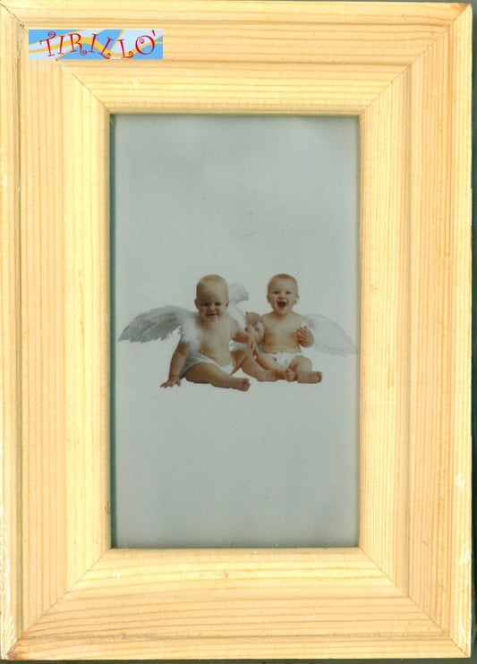 DECORAZIONE - Cornice portafoto in legno - 13x18 cm