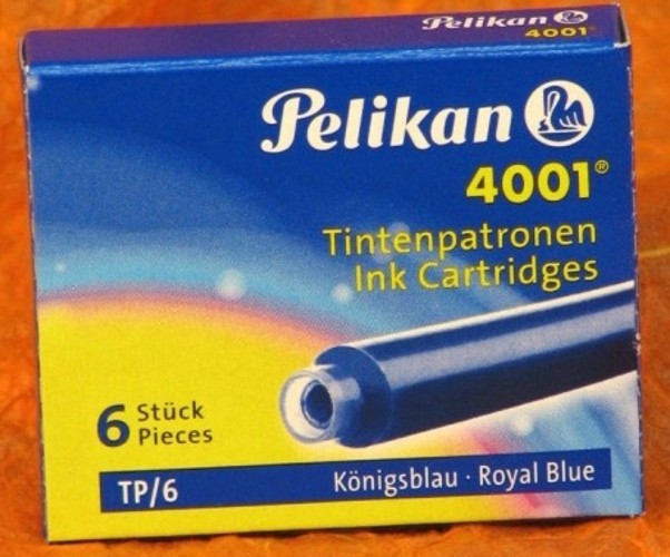 CALLIGRAFIA - 12 cartucce per stilo Pelikan - blu royal