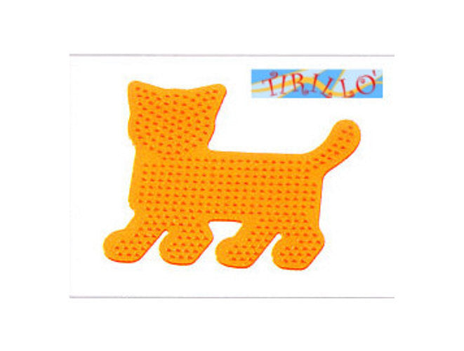 DECORAZIONE - Base per perline da fondere - gatto - 14 cm - 2 pezzi