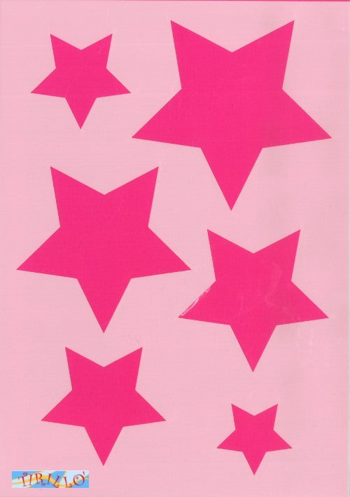 STENCIL - Mascherina stencil in plastica 15x21 cm - Stelle