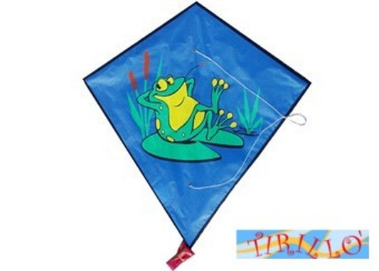 AQUILONI - Aquilone Didakites Funny Diamond - 60x65 cm - Rana