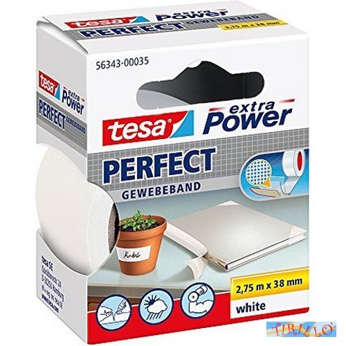 CARTOLERIA - Nastro telato adesivo Tesa Extra Power 38 mmx2,75 metri - Bianco