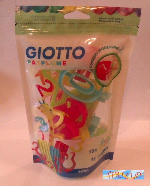 FIMO CERNIT -1 set di 15 stampini + rullo - numeri