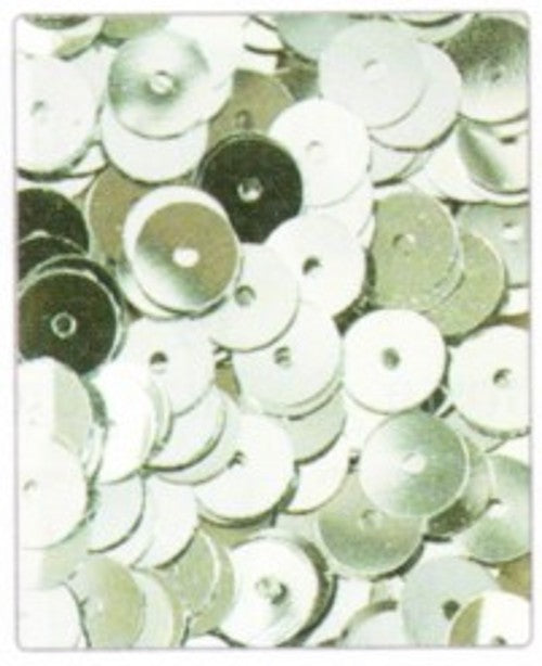 DECORAZIONE - 2000 paillettes piatte lavabili 6mm - Argento