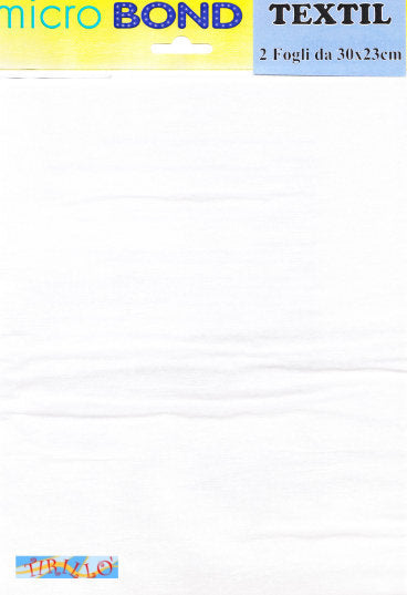 CUCITO DECORAZIONE - Microbond textile 2 fogli 30x23 cm