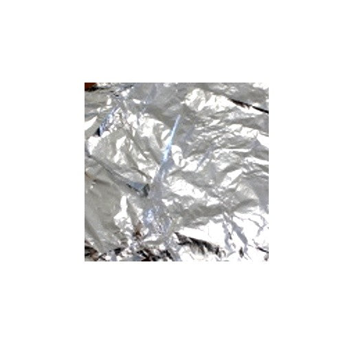 DORATURA - Foglia alluminio argento - 5 fogli 14x14 cm