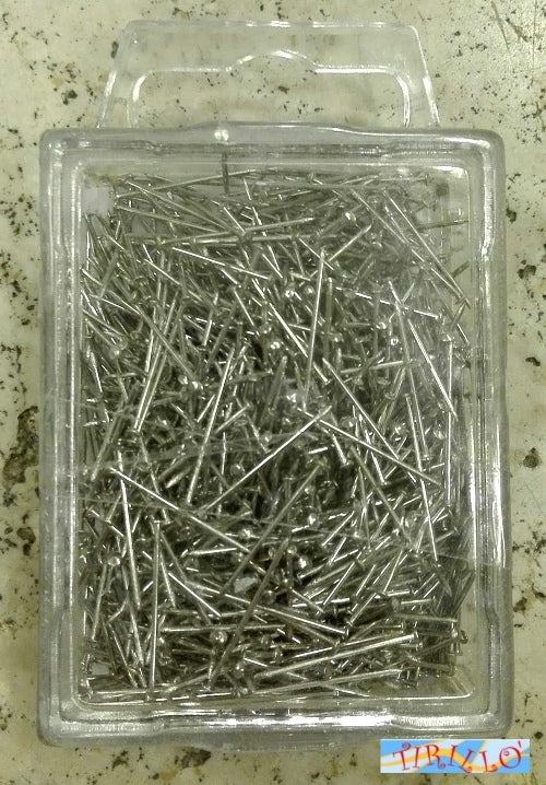 PATCHWORK - Spilli per patchwork in ferro nichelato - 18 mm - 50 g