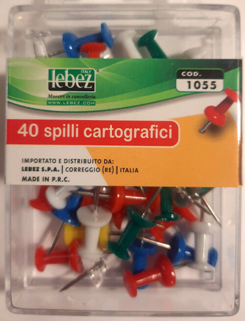 CANCELLERIA UFFICIO - 80 puntine cartografiche da disegno