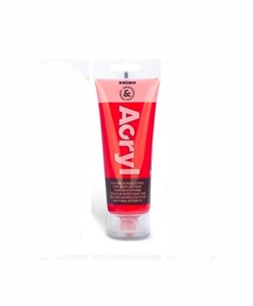 DECORAZIONE PITTURA - Colore acrilico Primo 75 ml - Rosso