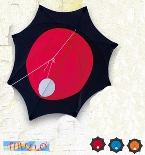 AQUILONI - Aquilone professionale Didakites Hakkaku - 88x88 cm - Rosso