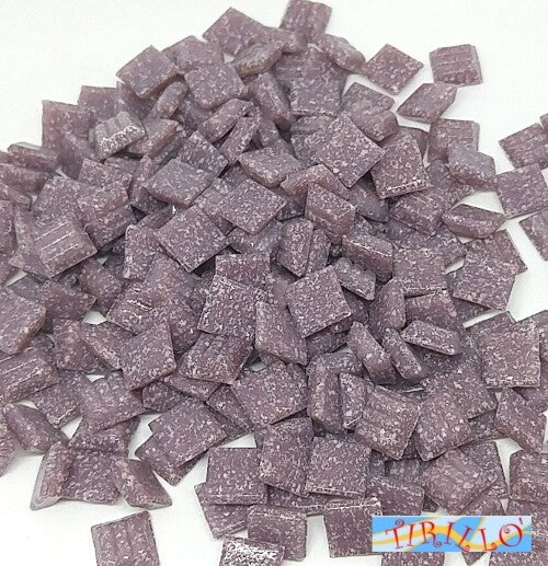 MOSAICO -Tessere mosaico pasta vetro 1x1 cm - 1kg/1500 pz - Viola mora