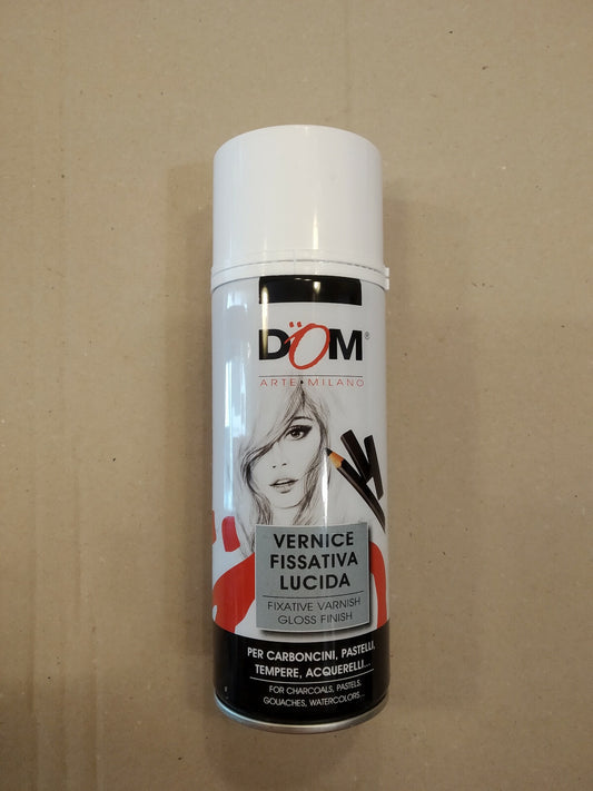 PITTURA - Fissativo spray vernice lucida per pastelli tempere acquerelli - 400ml