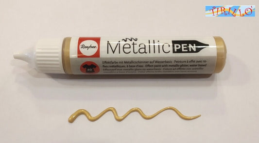 DECORAZIONE PITTURA - Metallic Pen colore a rilievo metallico - Oro