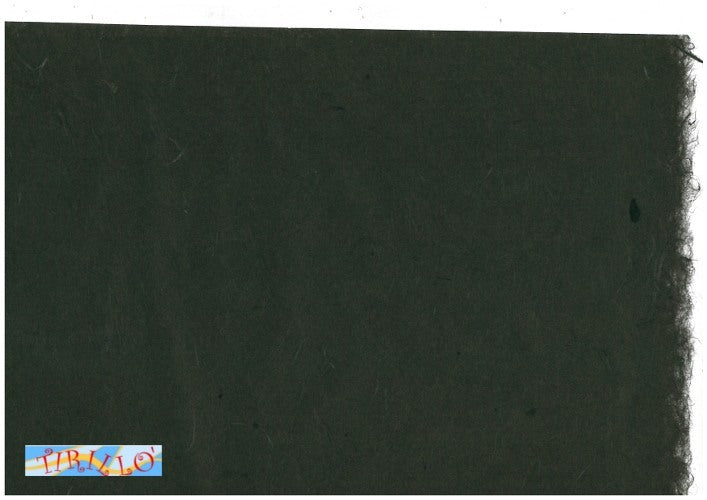 2 fogli di carta di riso per découpage 65x95 cm - Nero