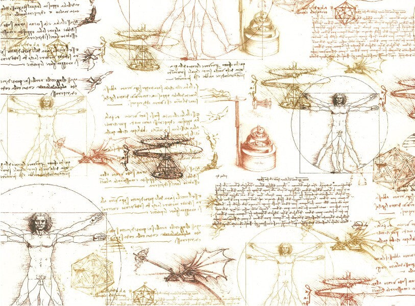 2 fogli carta découpage/cartonaggio legatoria 50x70cm - Leonardo