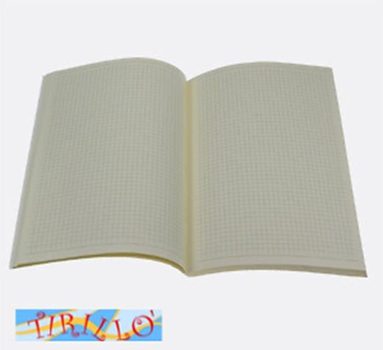 CARTONAGGIO LEGATORIA - Interno di quaderno a quadretti cm 21x15 (A5) 72ff