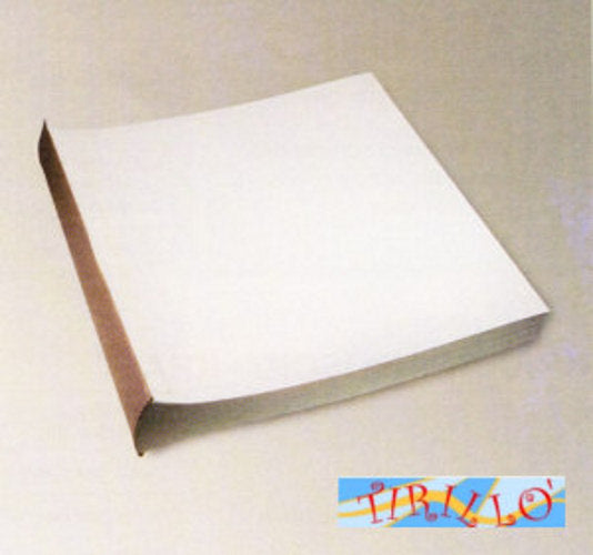 CARTONAGGIO -Interno di album cm 38x38 formato quadrato - 50 fogli avorio