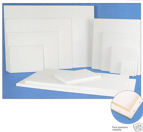PITTURA - Tela su telaio preparazione universale cm 30 x 90