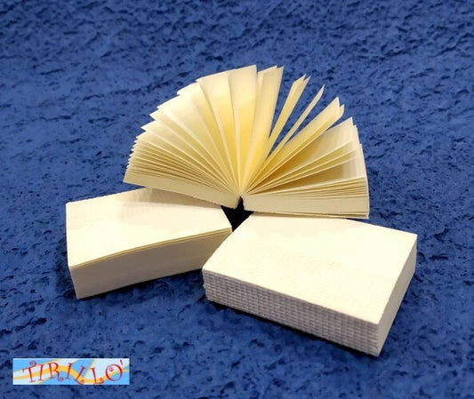 CARTONAGGIO LEGATORIA - Interno di diario in miniatura - 4,5x5,5 cm - 5 pz
