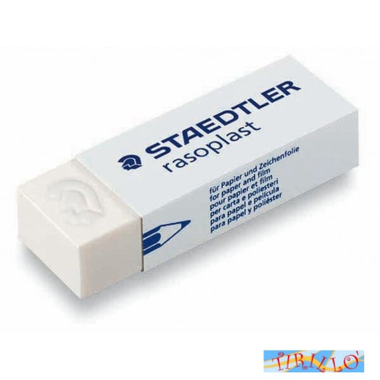 CARTOLERIA - 4 gomme per cancellare bianche Staedtler Rasoplast