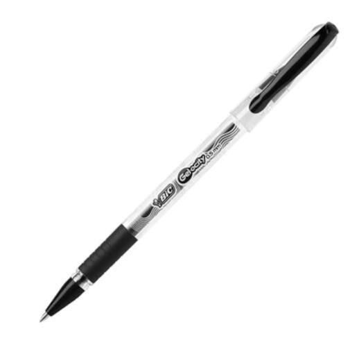 CARTOLERIA UFFICIO - Penna Bic al gel Gel-ocity - Nero - 4 pezzi