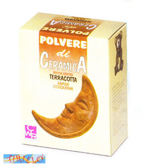 Polvere di ceramica colore rosso terracotta - 1 kg